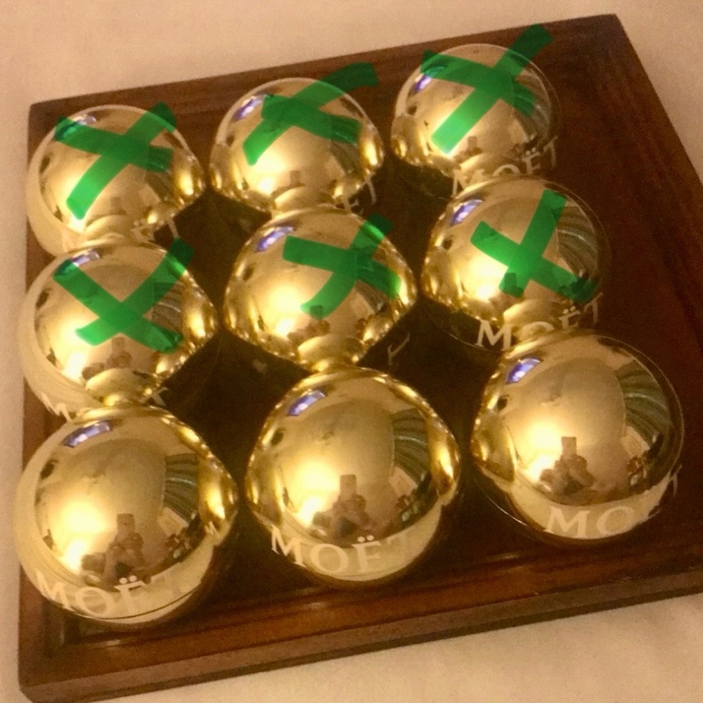 MOET & CHANDON Wine Charms - 3 LEFT